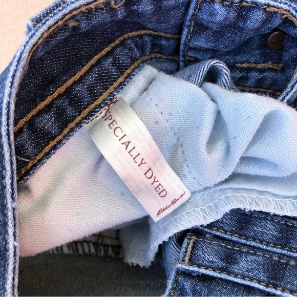 Eddie Bauer Est 1920 Adjustable Waist Button Flap Back Pockets 2009 Jeans 10R - Picture 14 of 16